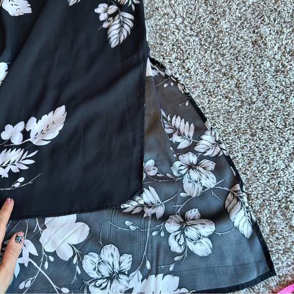 VINCE CAMUTO floral sleeveless dress L NWT - Picture 8 of 9